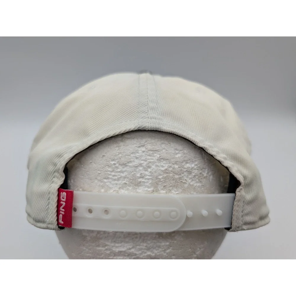 Ping Golf Hat Mr Ping Patch Black Cream 110 One Ten Flexfit Yupoong Snapback Cap